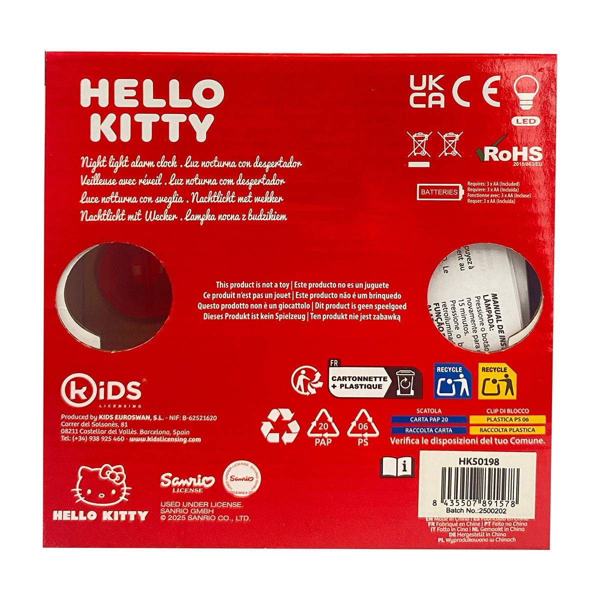 Lámpara 3D Hello Kitty & Friends Kids Licensing 5