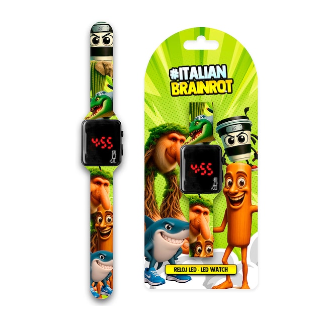 Imagen 0 de Reloj Digital Led Italian Brainrot Valuvic