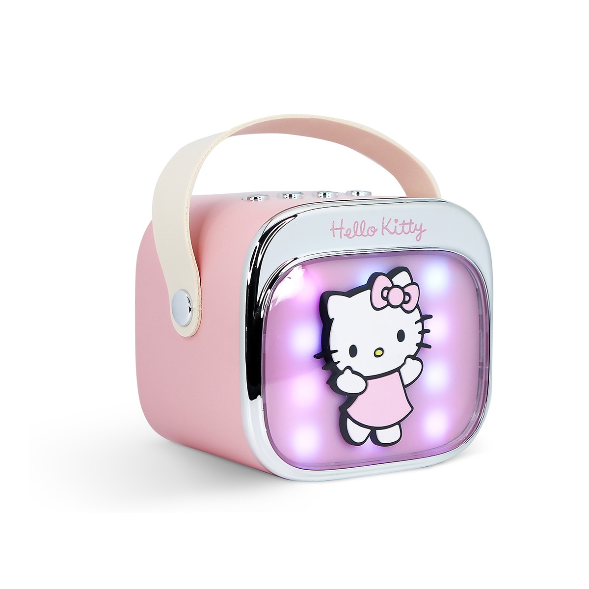 Hello Kitty Altavoz y micro karaoke con luz LED 6