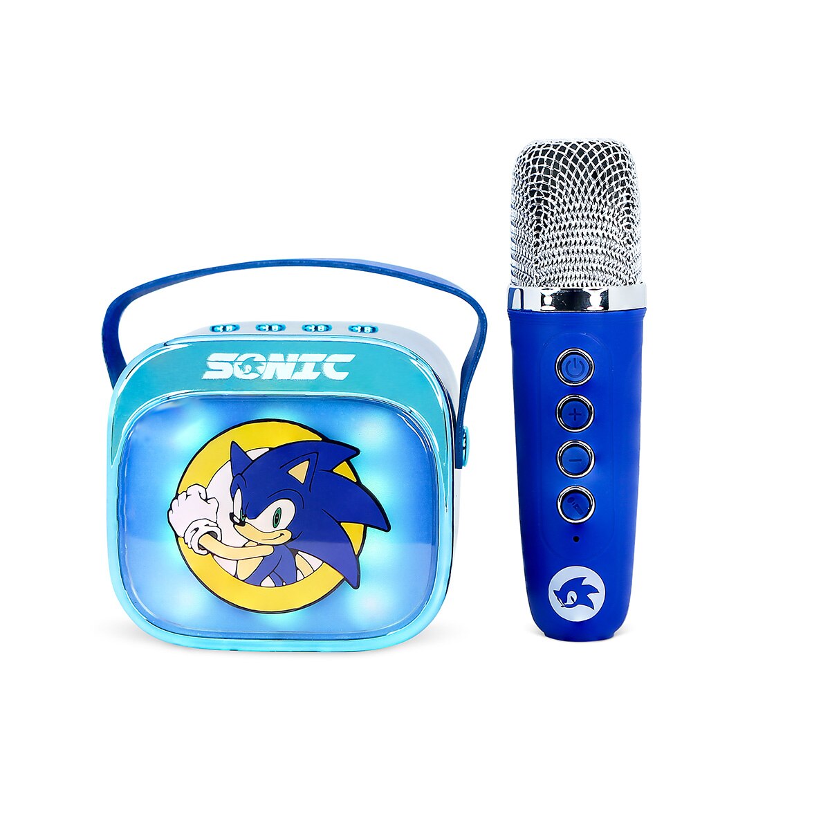 OTL – Sonic Altavoz y micro karaoke con luz LED.
