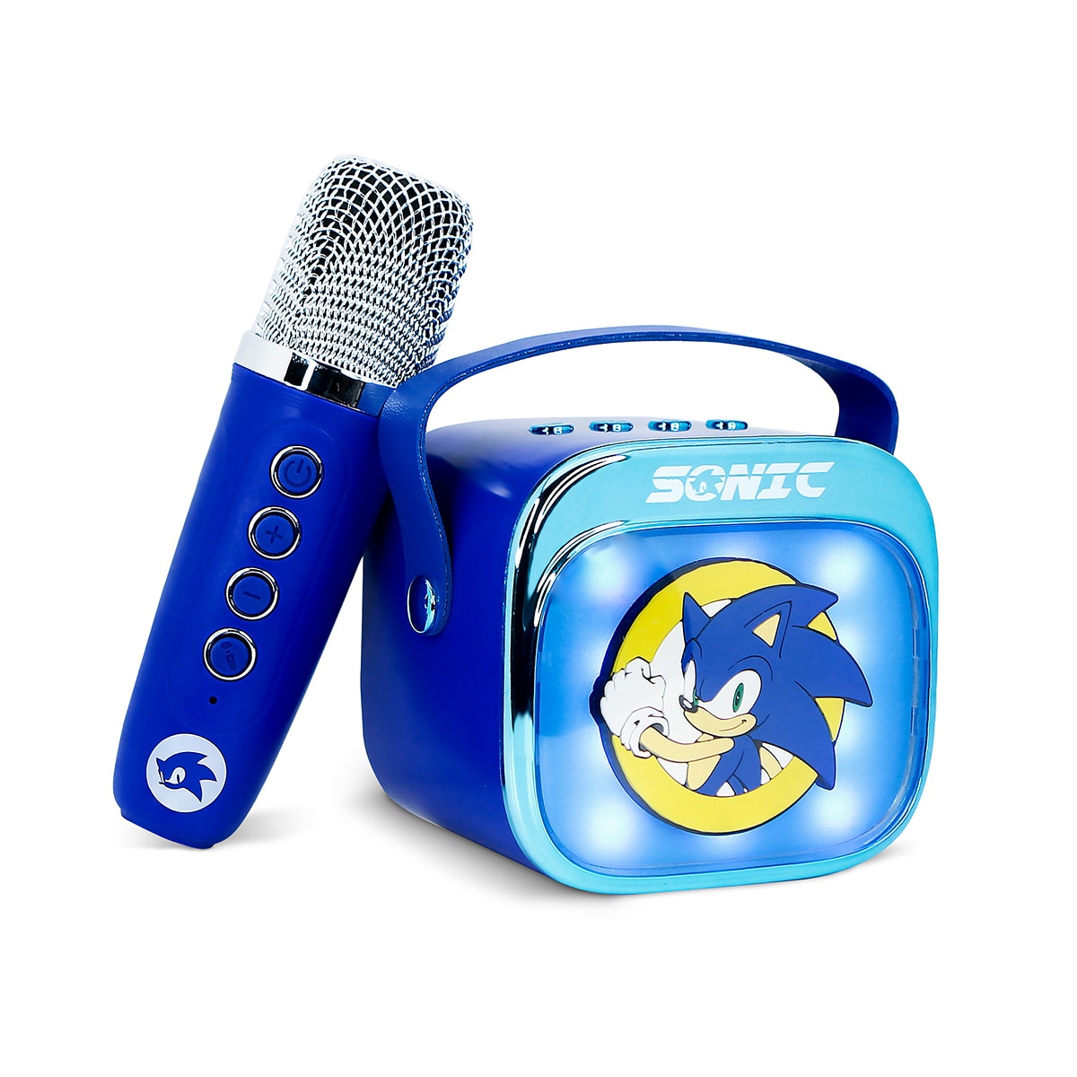 Sonic Altavoz y micro karaoke con luz LED 4