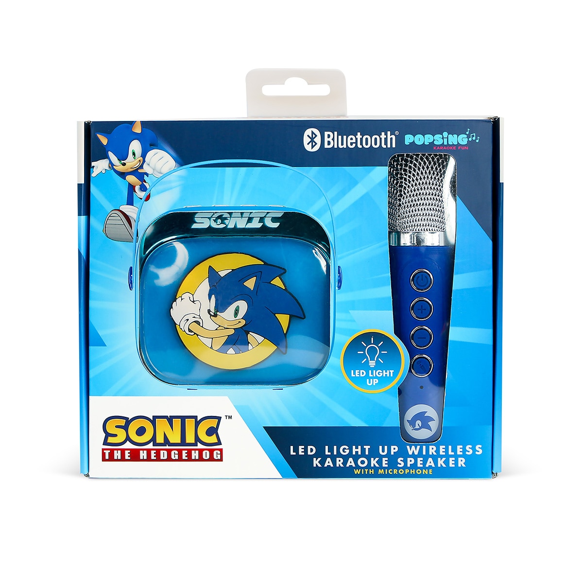 Sonic Altavoz y micro karaoke con luz LED 12
