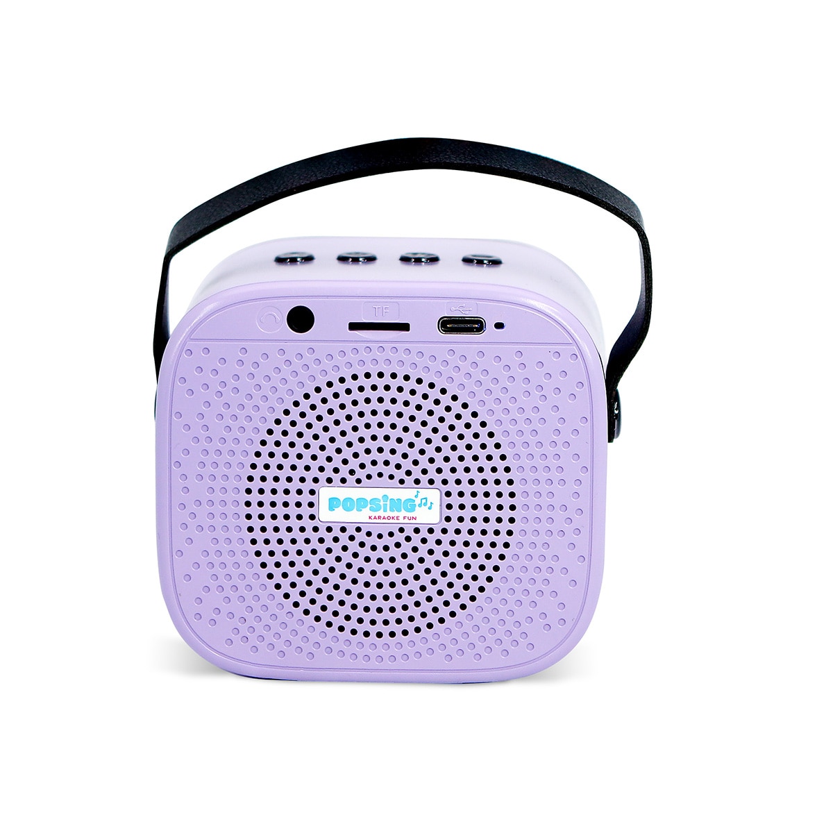 Kuromi altavoz y micro karaoke con luz LED 6
