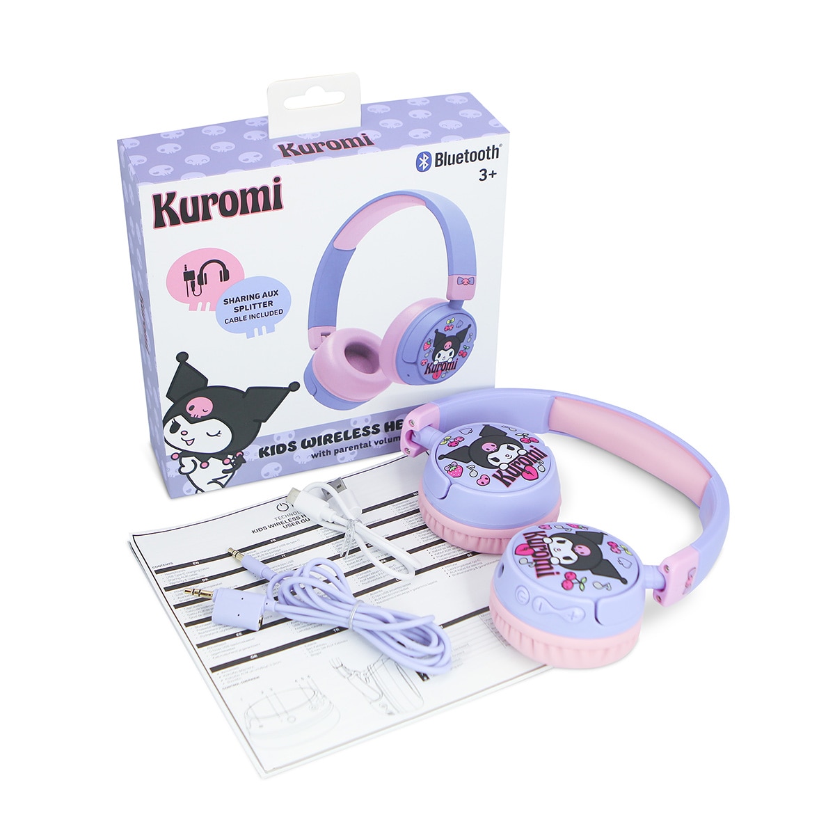 Kuromi Kids Wireless Headphones 7
