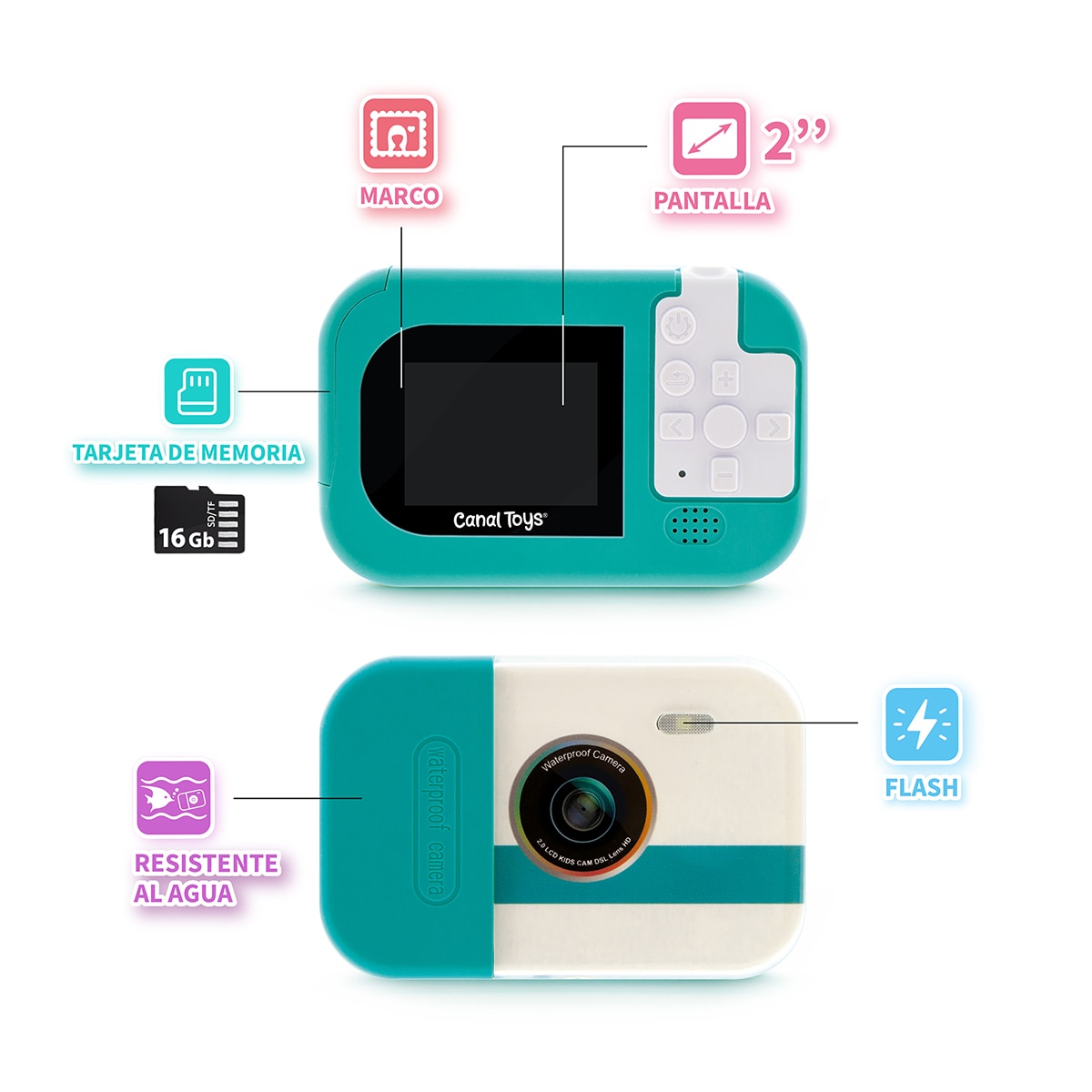 Cámara Waterproof Camera Creator Canal Toys 10