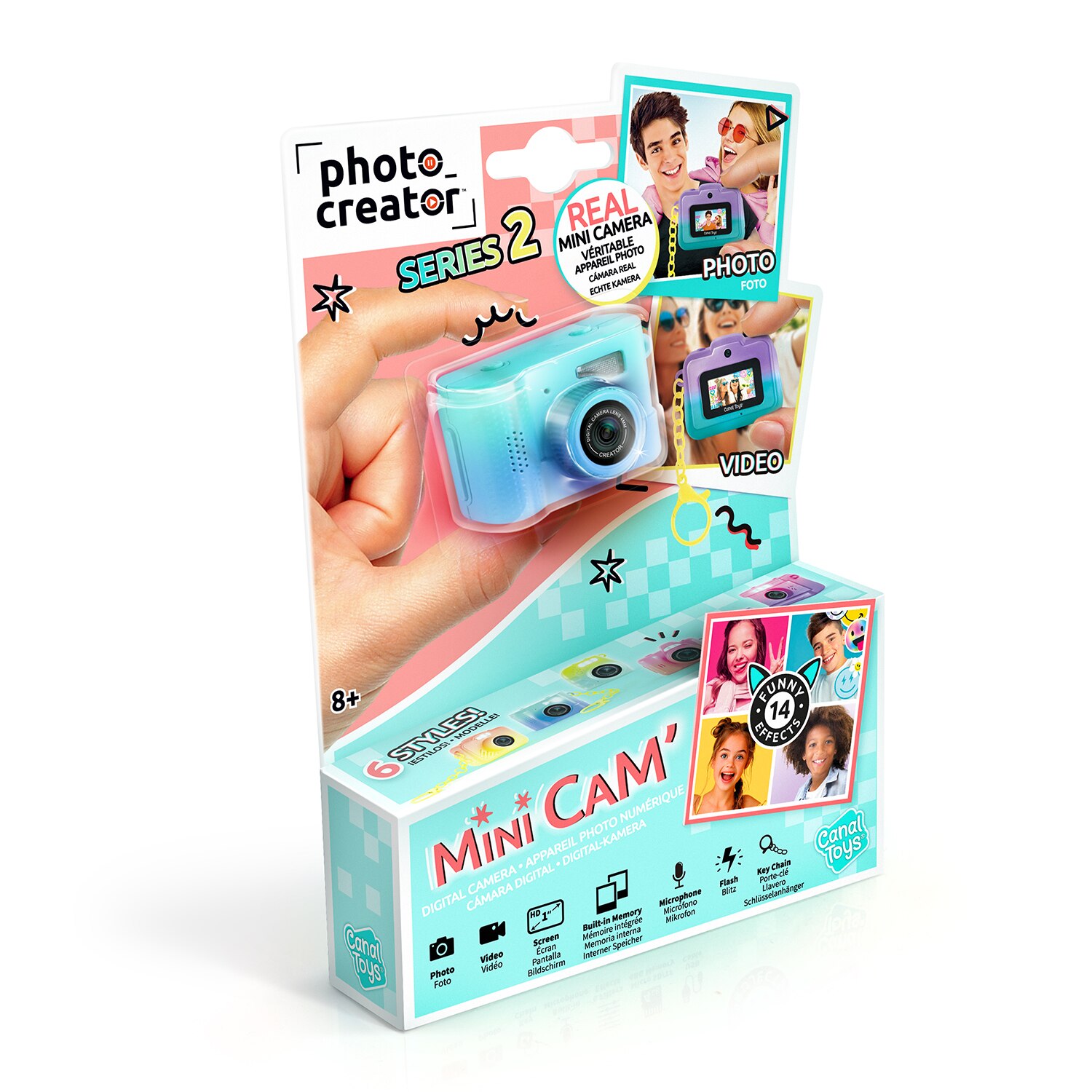 Imagen 0 de Mini Camara Bicolor Modelos Surtidos Canal Toys