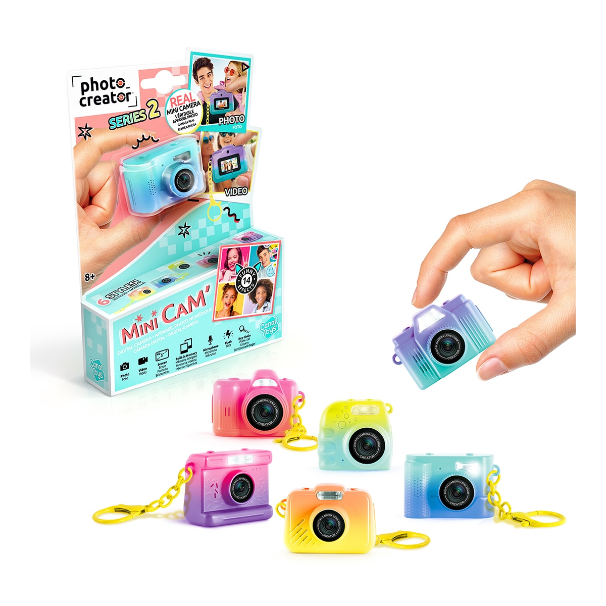 Mini Camara Bicolor Modelos Surtidos Canal Toys 2