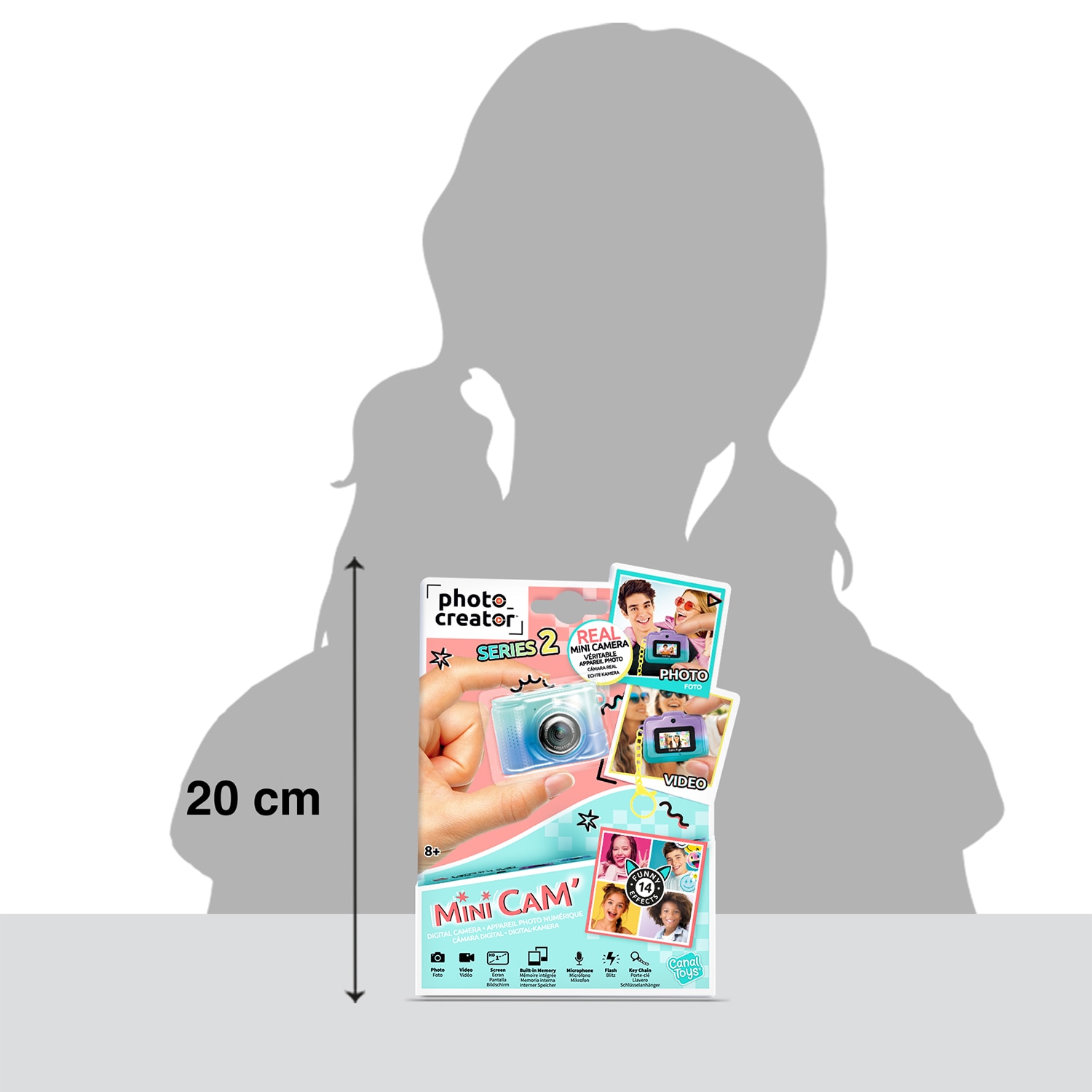 Mini Camara Bicolor Modelos Surtidos Canal Toys 3