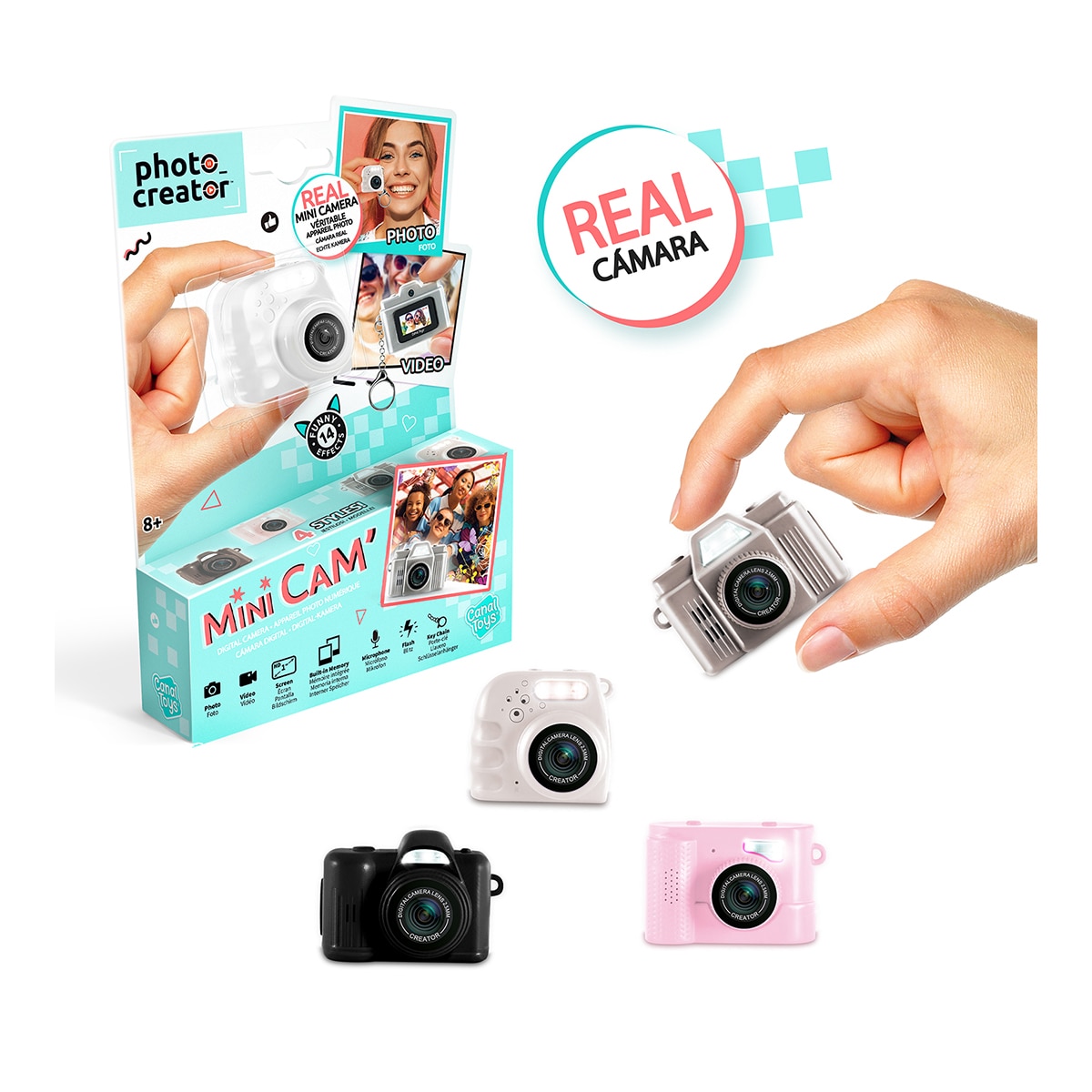 Mini Camara Moderna Modelos Surtidos Canal Toys 2