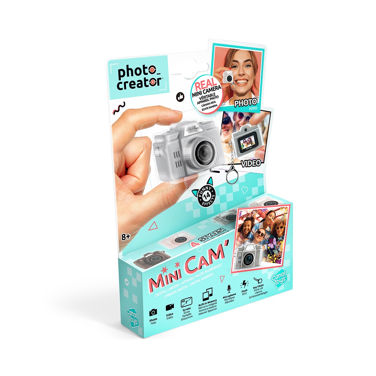 Mini Camara Moderna Modelos Surtidos Canal Toys 11