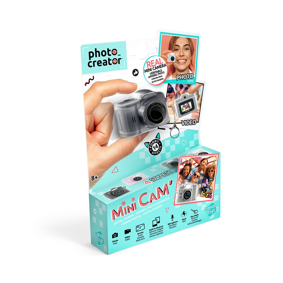 Mini Camara Moderna Modelos Surtidos Canal Toys 12