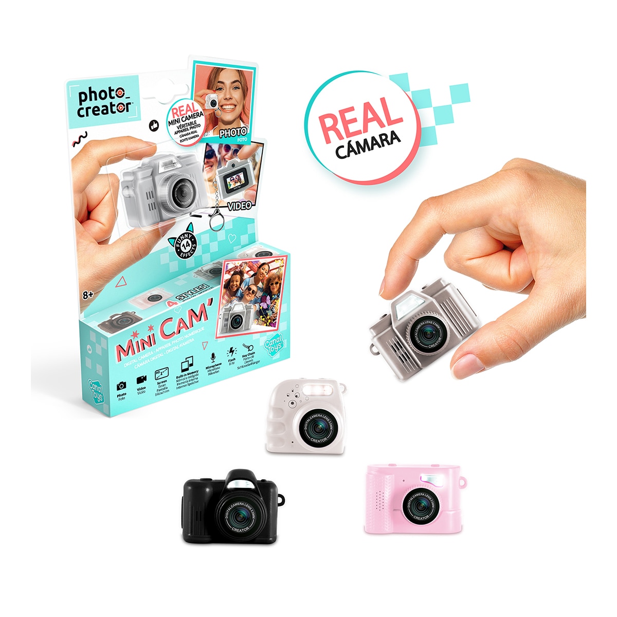 Mini Camara Moderna Modelos Surtidos Canal Toys 14