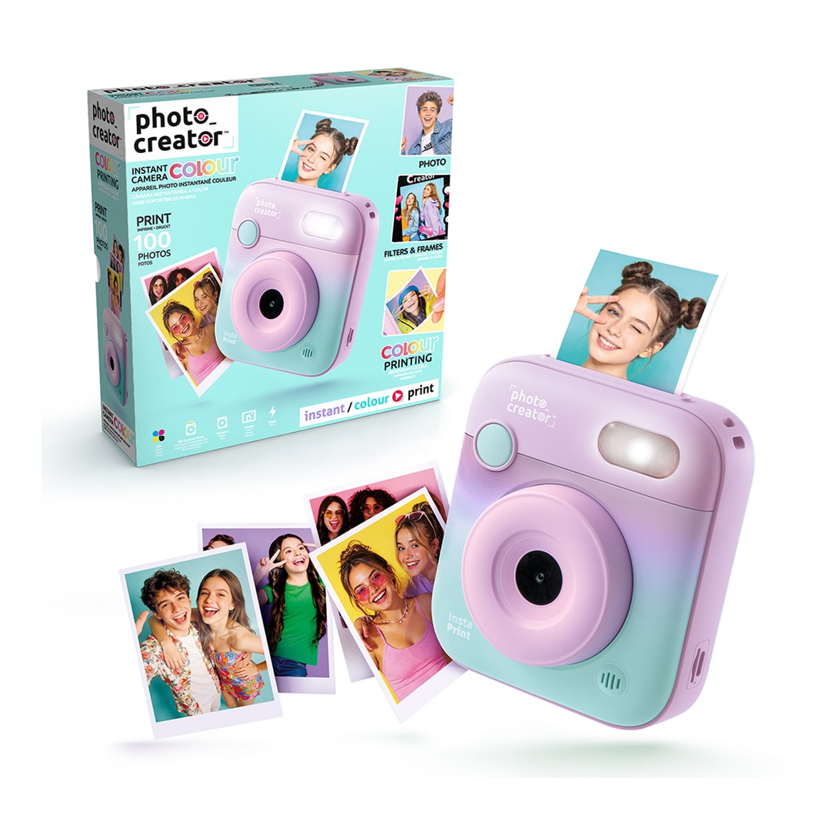 Imagen 0 de Camara Instantanea a Color Violeta Studio Creator