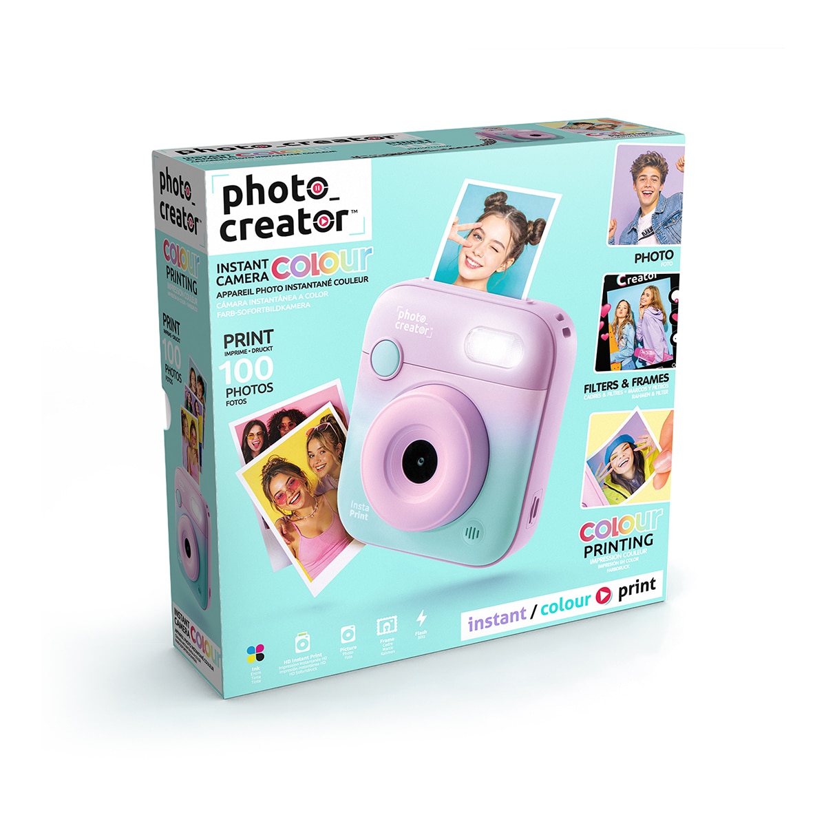 Camara Instantanea a Color Violeta Studio Creator 2