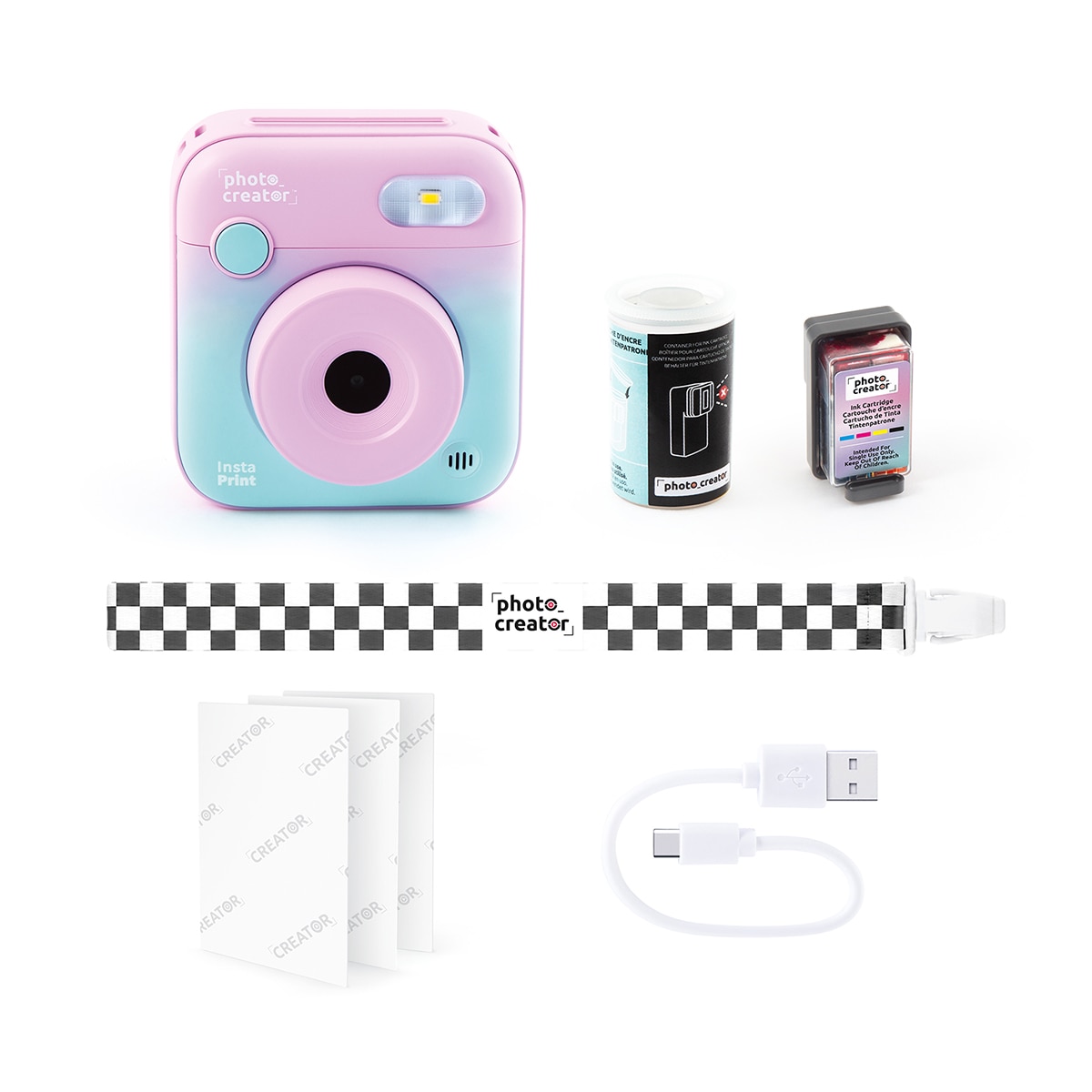 Camara Instantanea a Color Violeta Studio Creator 3