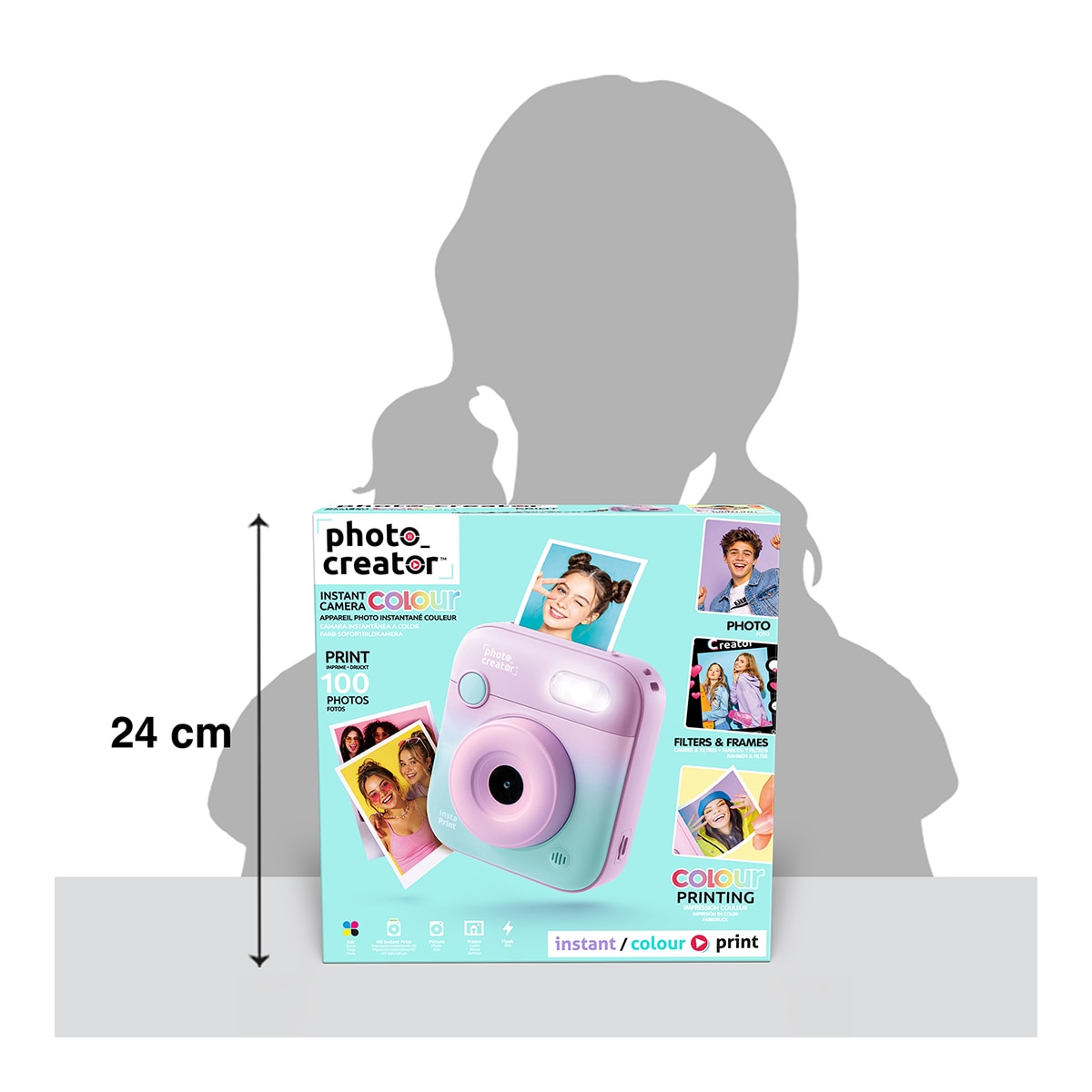 Camara Instantanea a Color Violeta Studio Creator 8