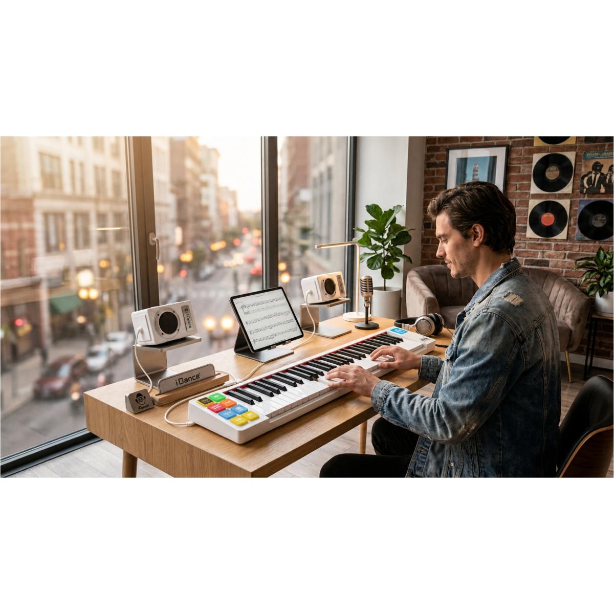 Imagen 13 de Teclado Plegable con Altavoces Fp49 Cefa Tronic