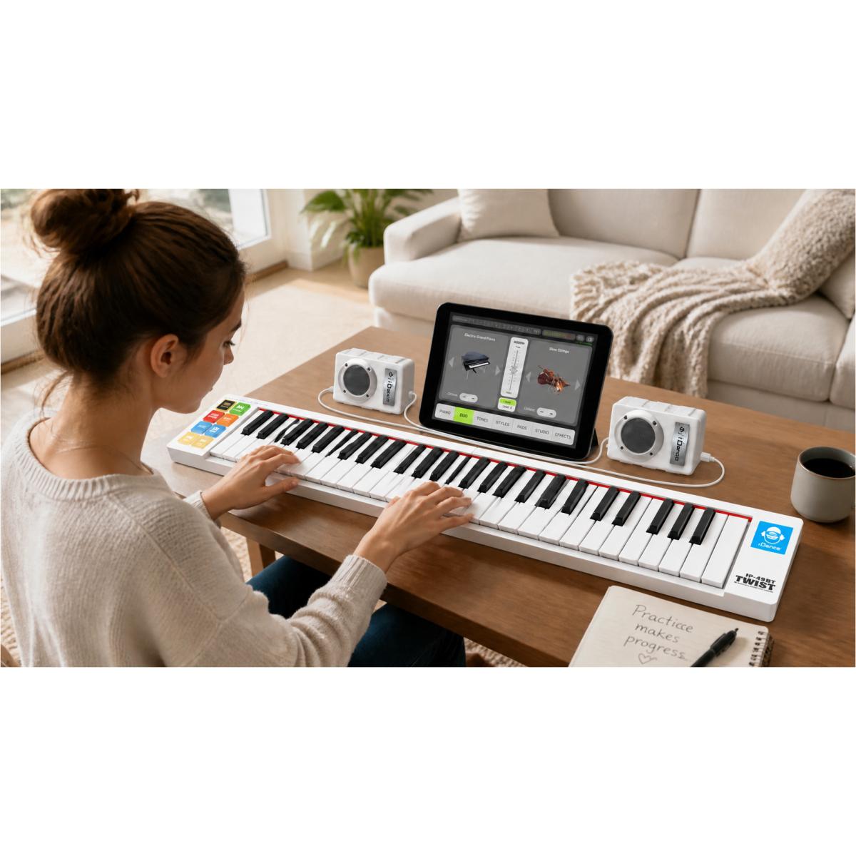 Imagen 14 de Teclado Plegable con Altavoces Fp49 Cefa Tronic