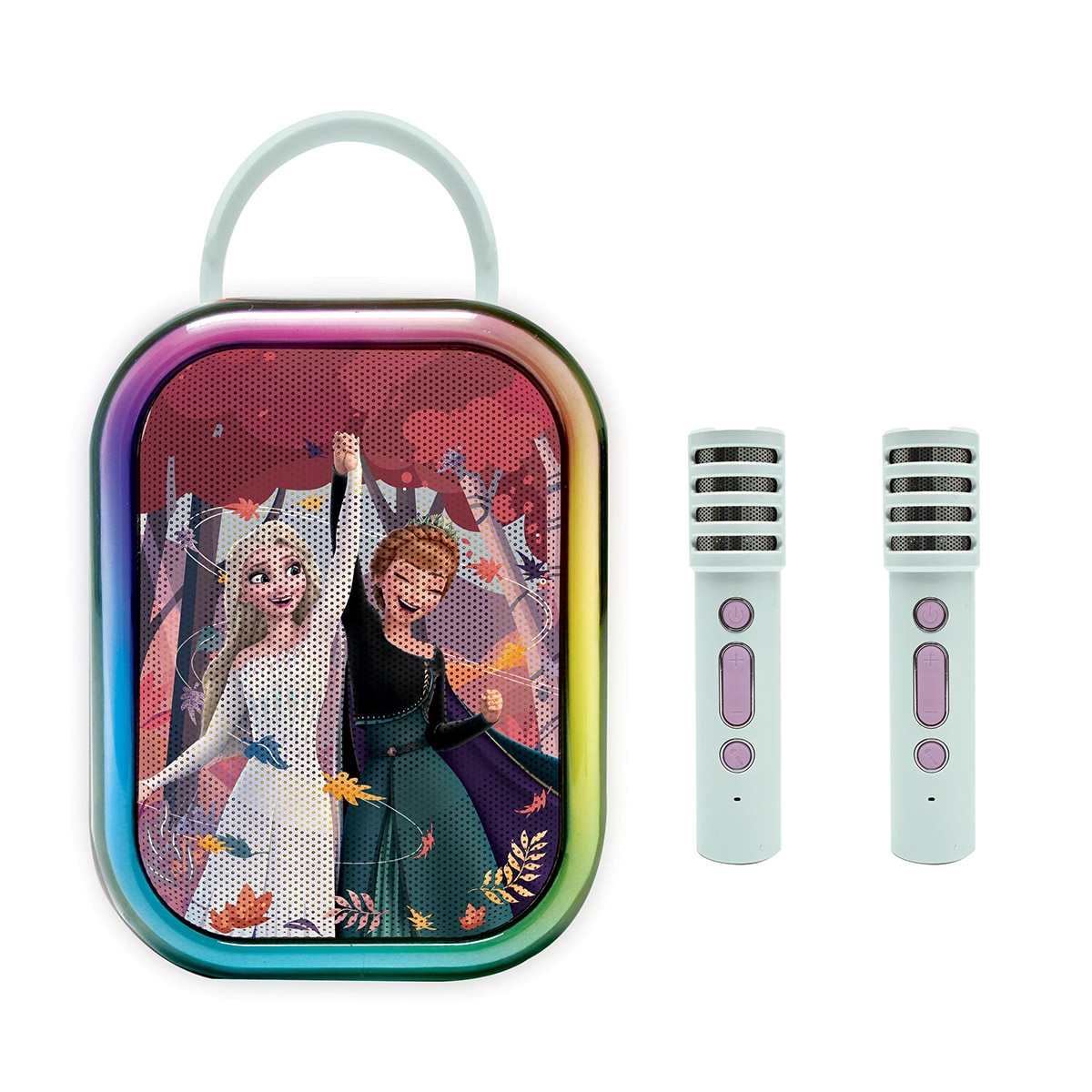 Karaoke Disney Frozen com Bluetooth® e 2 microfones sem fios 2