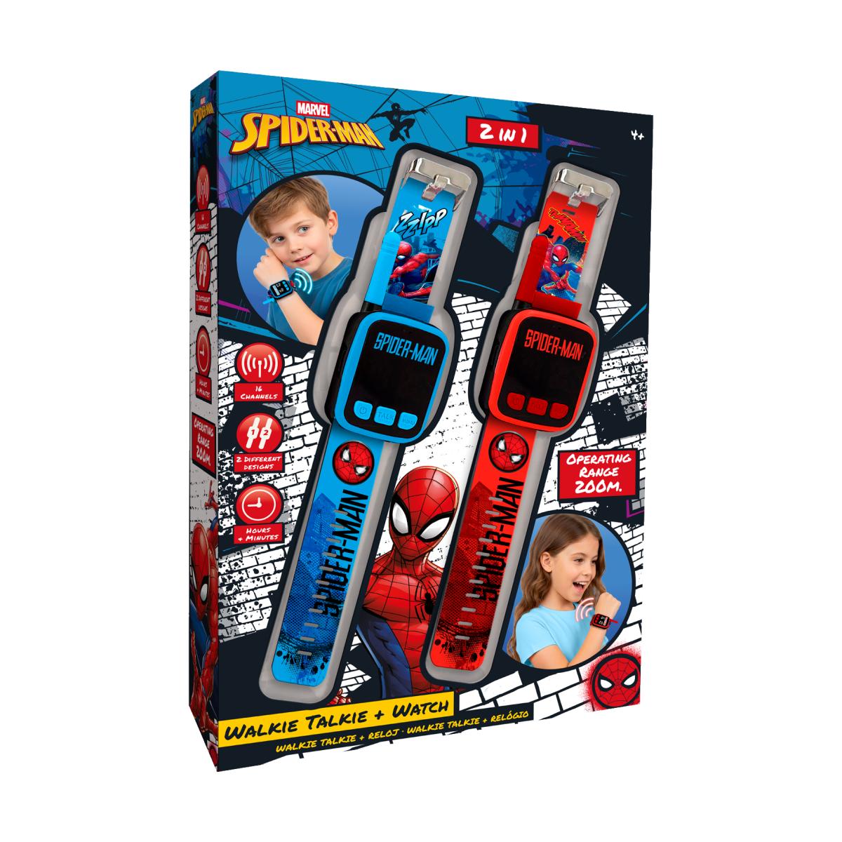Imagen 0 de Walkie Talkie y Reloj 2 en 1 Slim Spiderman