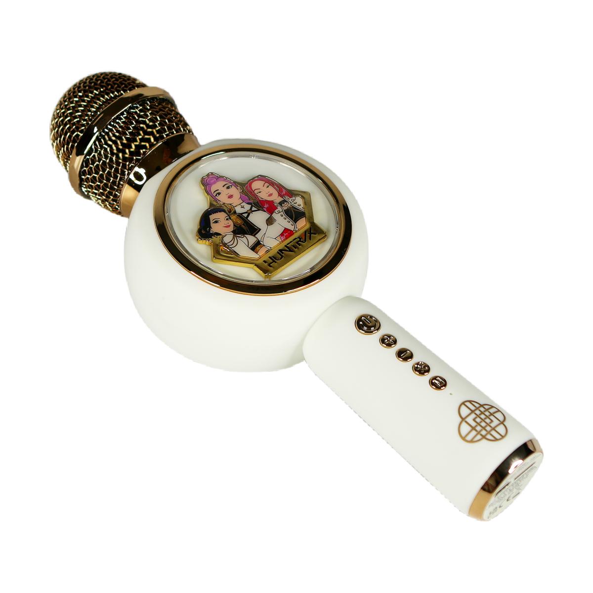 Micrófono Bluetooth con luz LED y altavoz con efectos de voz KPOP Demon Hunters Golden 7