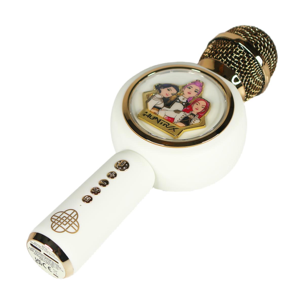 Micrófono Bluetooth con luz LED y altavoz con efectos de voz KPOP Demon Hunters Golden 8