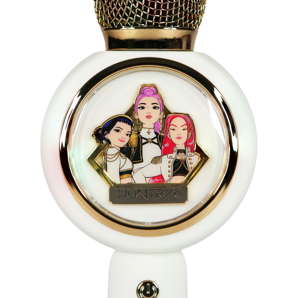 Micrófono Bluetooth con luz LED y altavoz con efectos de voz KPOP Demon Hunters Golden 10