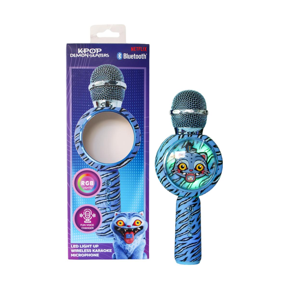 Micrófono Bluetooth con luz LED y altavoz con efectos de voz KPOP Demon Hunters Derpy 10