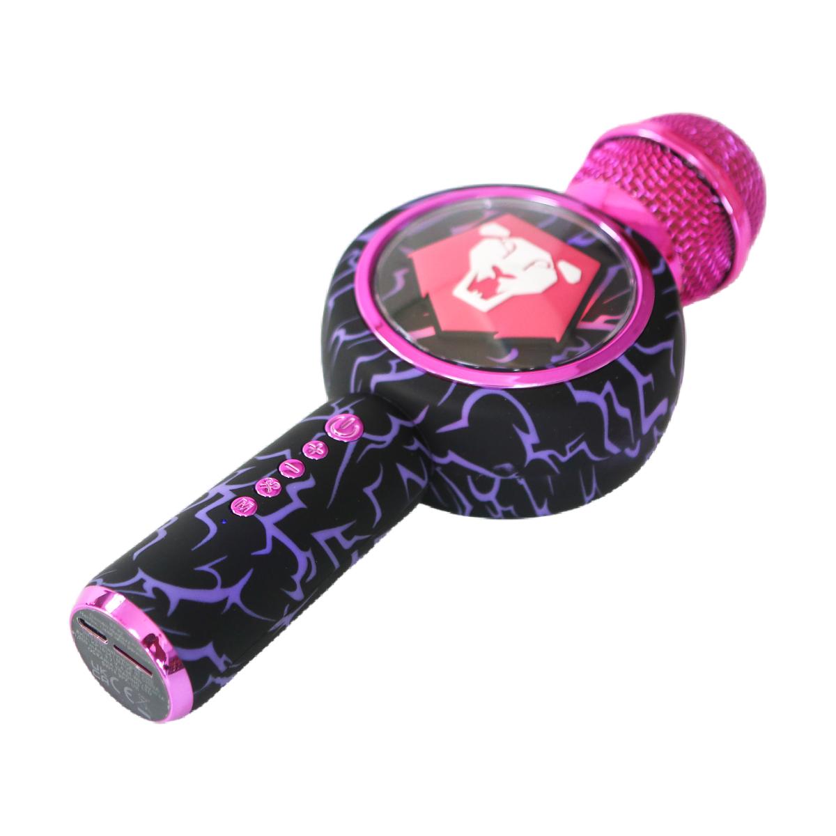 Micrófono Bluetooth con luz LED y altavoz con efectos de voz KPOP Demon Hunters Saja Boys 4