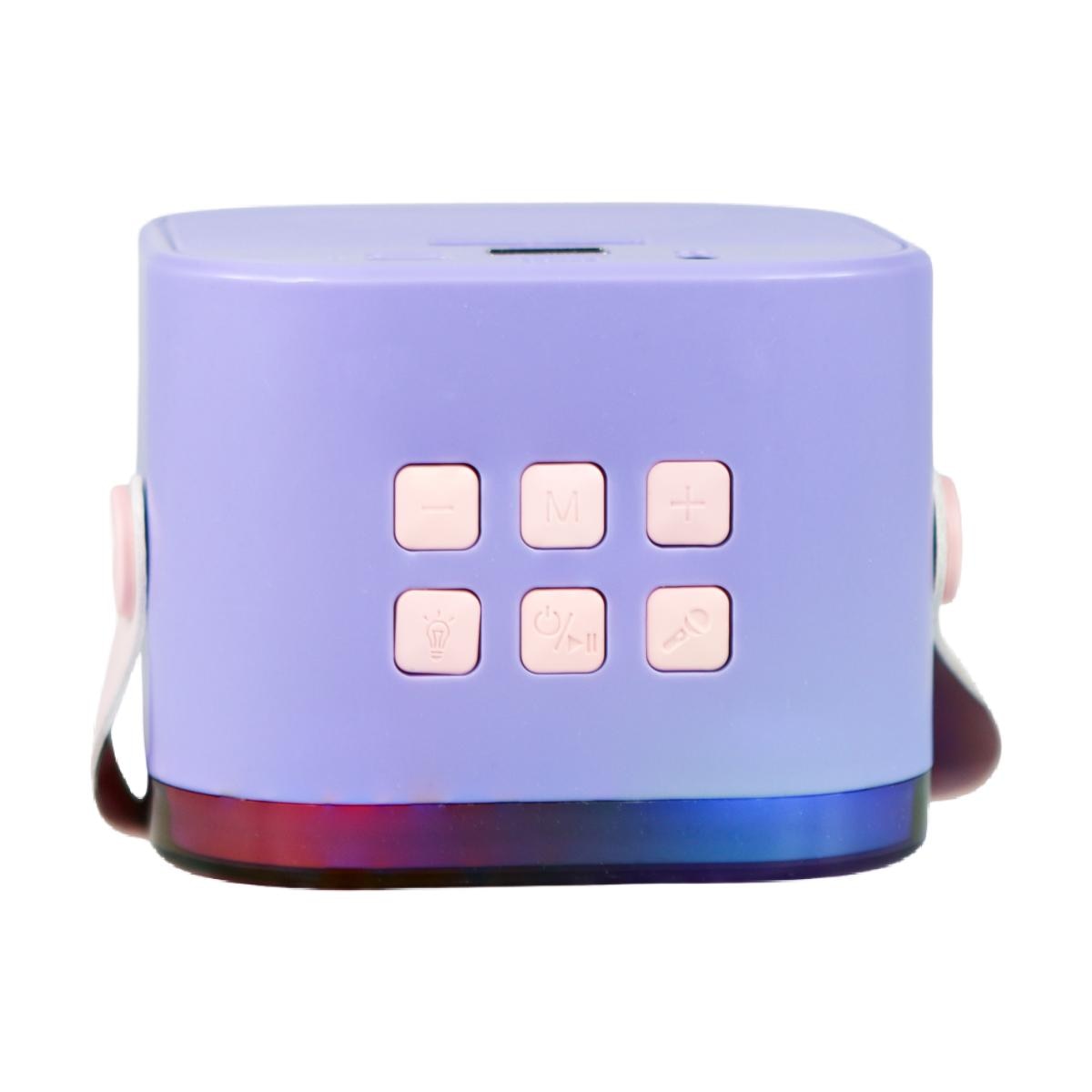 Altavoz con luz led y micrófono con efectos de voz KPOP Demon Hunters Huntrix 7