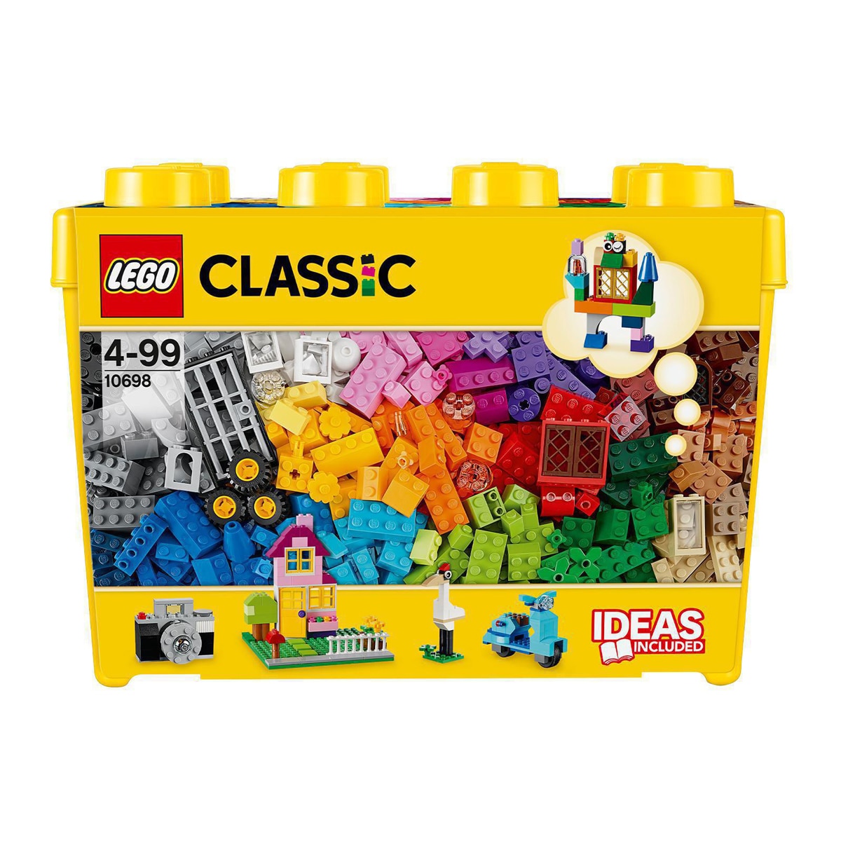 LEGO – Set de Construcción Caja de Ladrillos Creativos Grande Casas y Animales LEGO Classic.