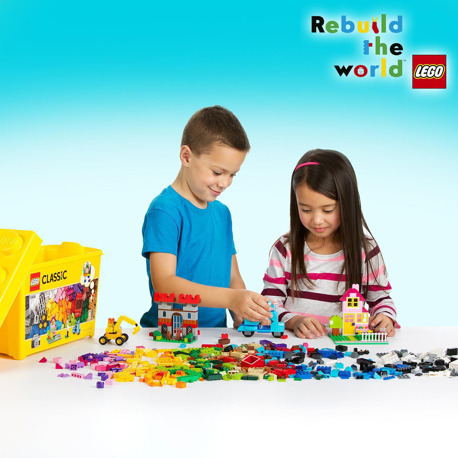 Set de Construcción Caja de Ladrillos Creativos Grande Casas y Animales LEGO Classic - 10698 3
