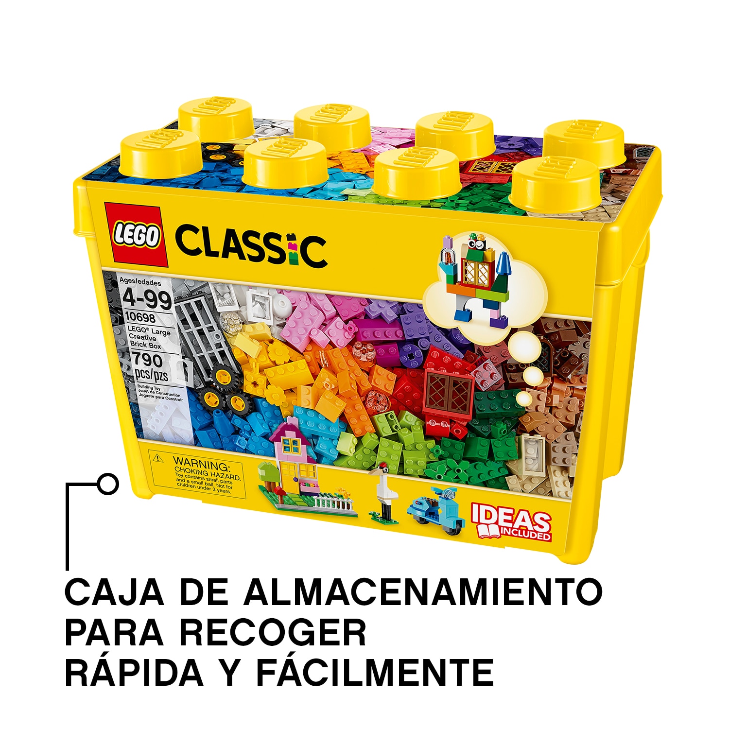 Set de Construcción Caja de Ladrillos Creativos Grande Casas y Animales LEGO Classic - 10698 11