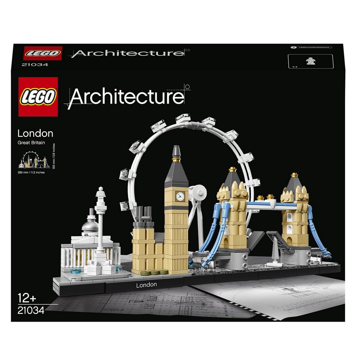 Juguete de construcción Coleccionable Skyline Londres LEGO Architecture 1