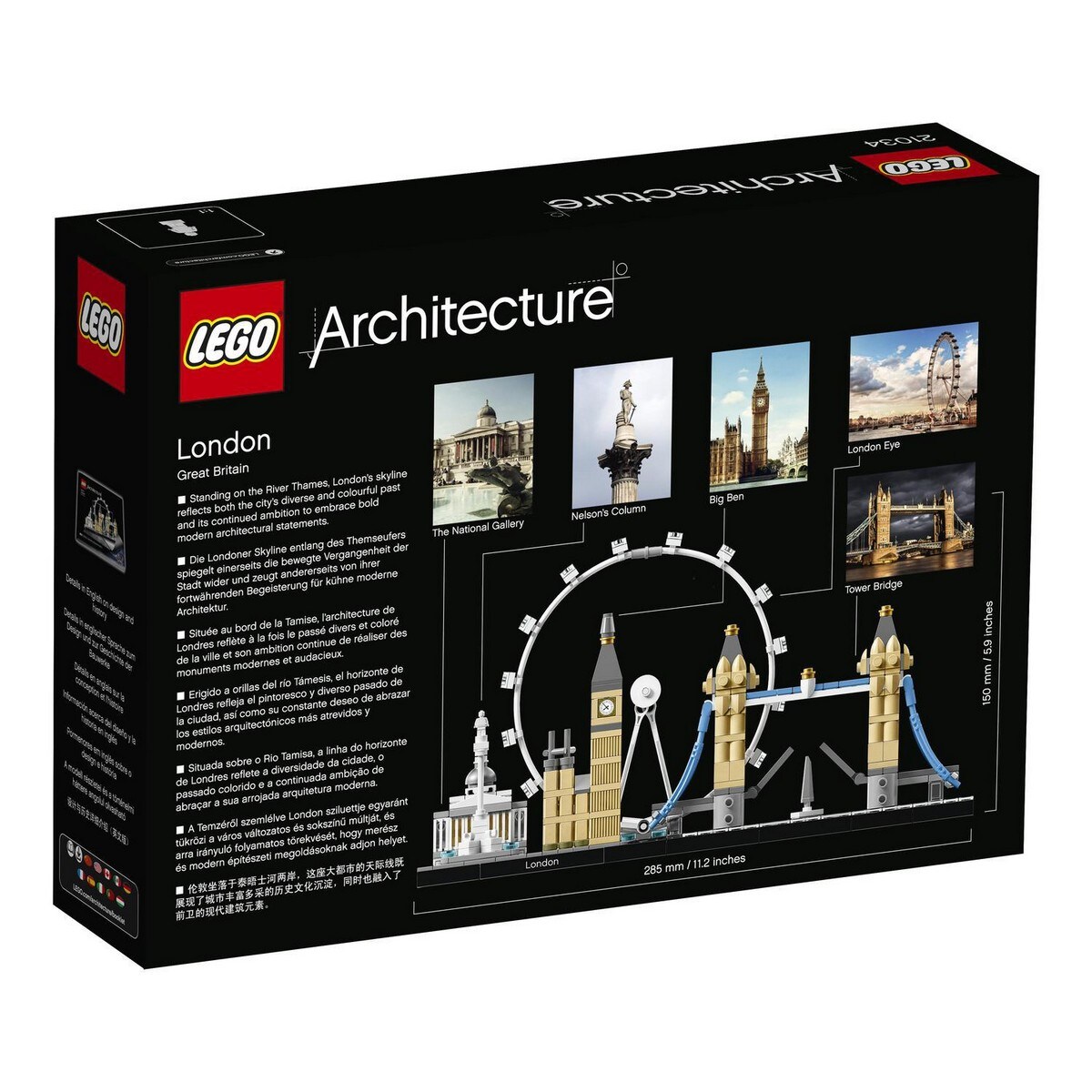 Juguete de construcción Coleccionable Skyline Londres LEGO Architecture 7