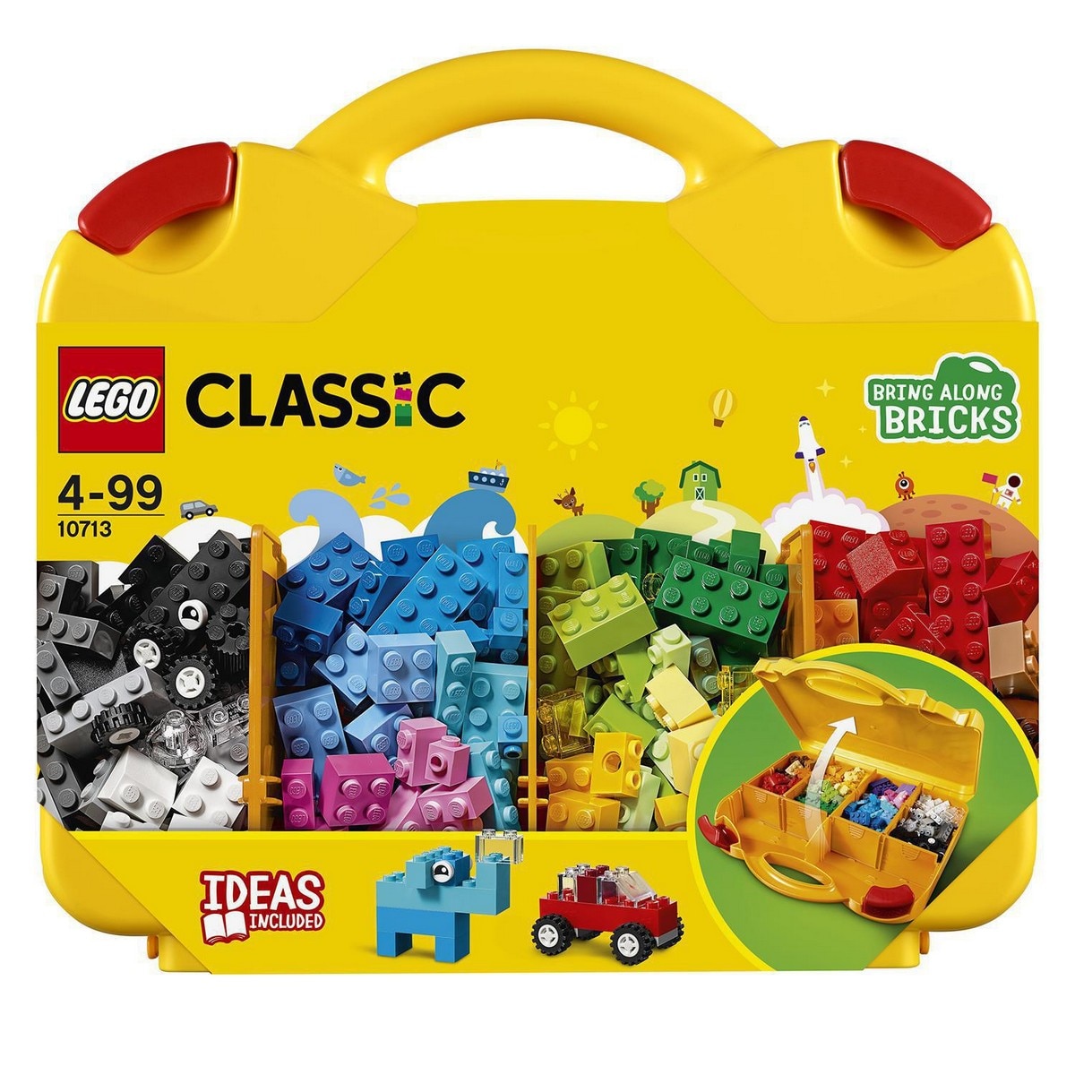 Imagen 0 de Set de Construcción y Almacenamiento Maletín Creativo LEGO Classic - 10713