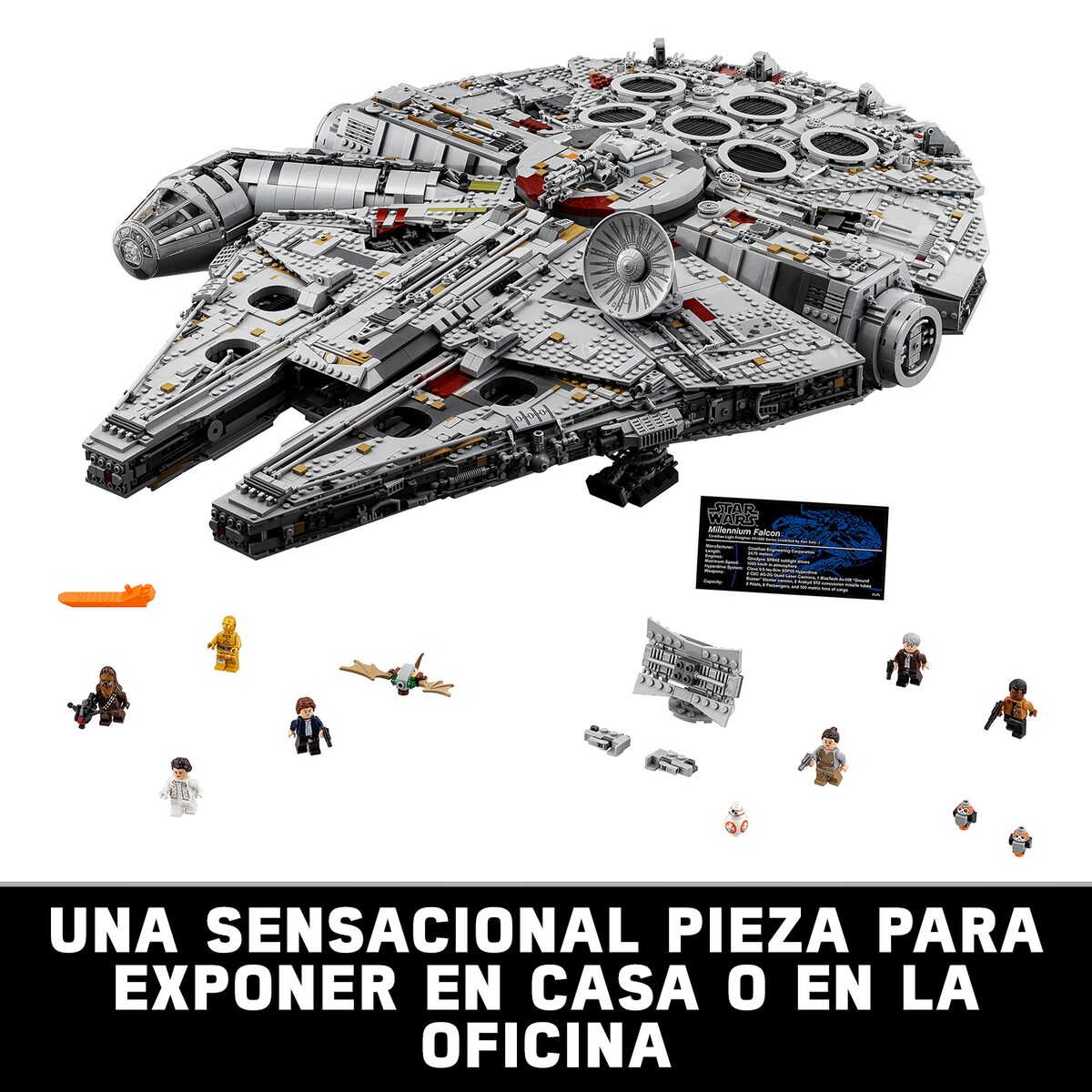 Modelo de Construcción Millennium Falcon Coleccionable LEGO Star Wars 11