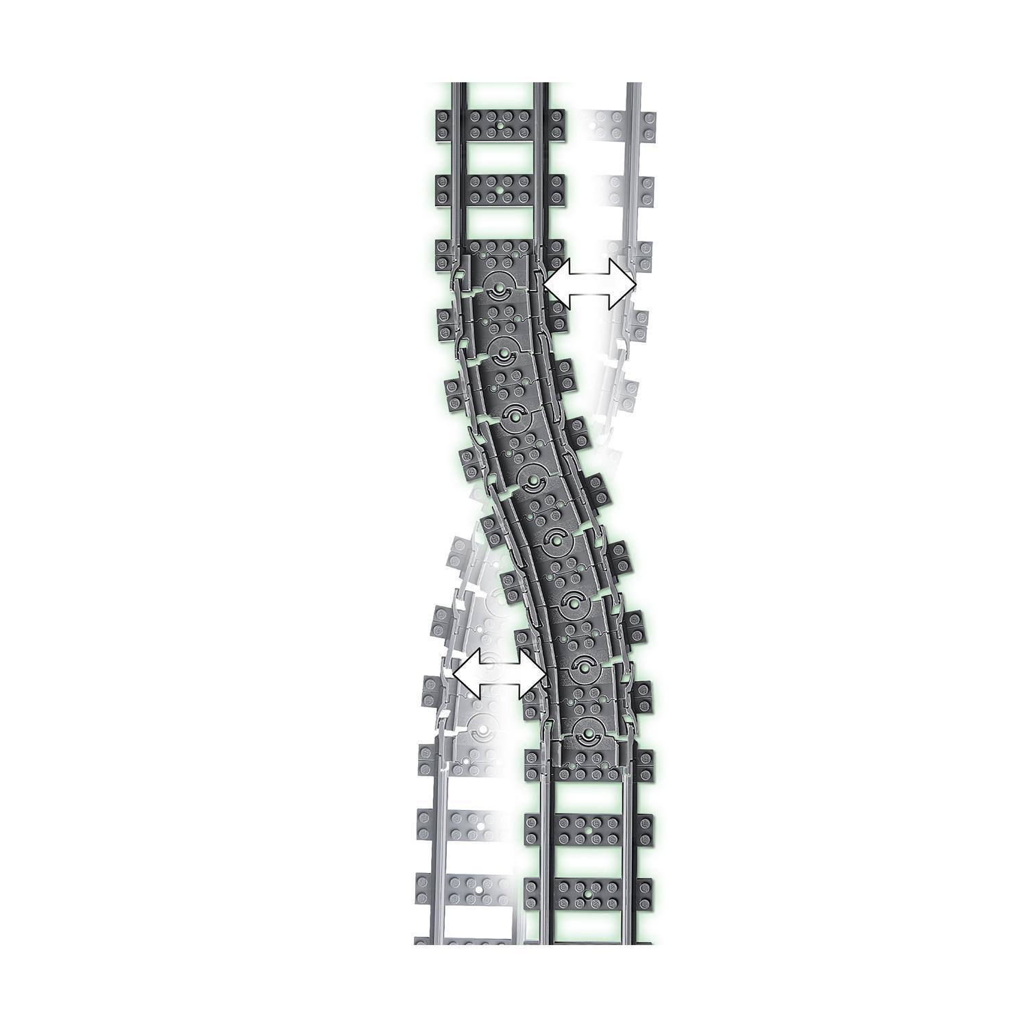 Set de Accesorios de Construcción Vías para Tren de Juguete LEGO City Trains - 60205 6