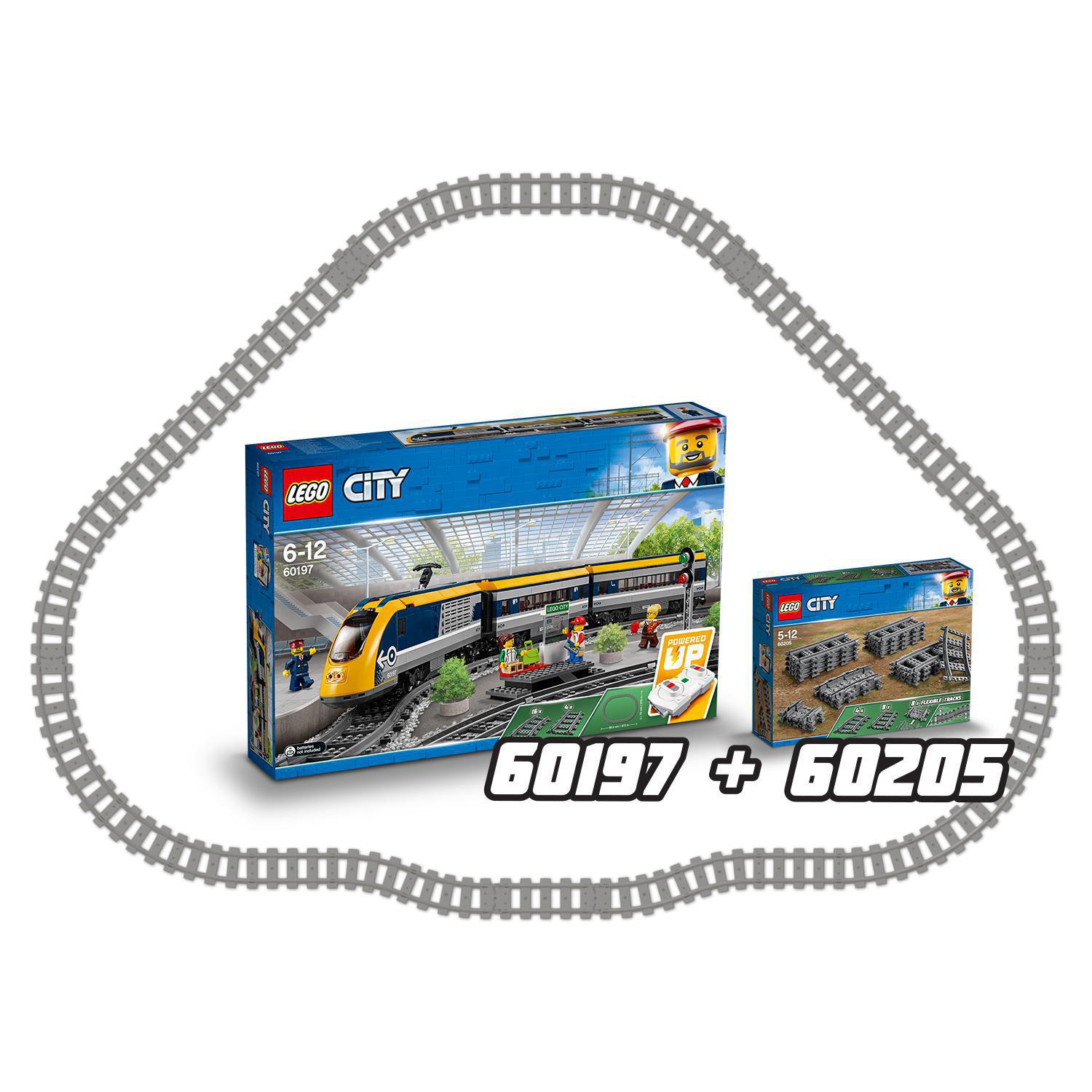 Set de Accesorios de Construcción Vías para Tren de Juguete LEGO City Trains - 60205 7