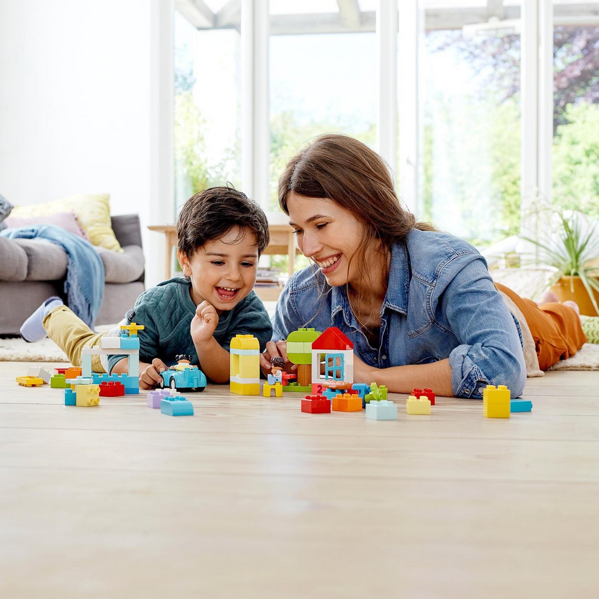 Juguete de Construcción Educativo Caja de Ladrillos con Figuras LEGO DUPLO - 10913 2