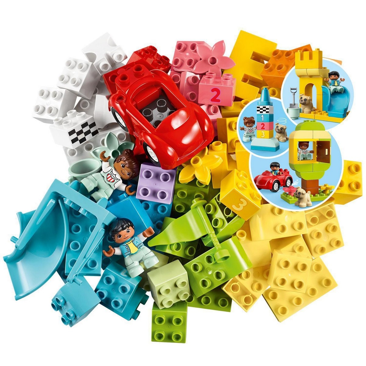 Juguete de Construcción Creativo Caja de Ladrillos Deluxe con Coche y Accesorios LEGO DUPLO - 10914 5