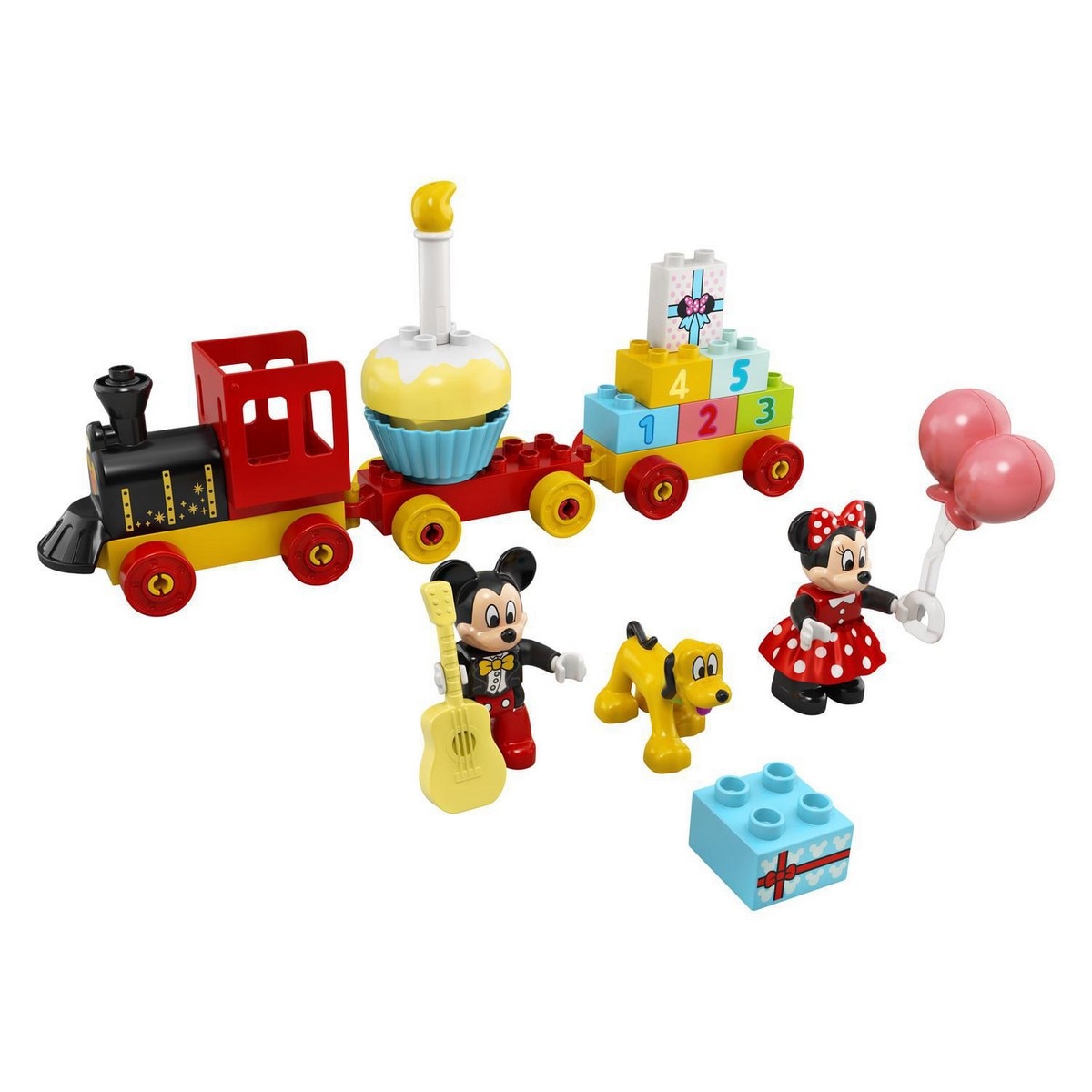 Juguete de Construcción Educativo Tren de Cumpleaños de Mickey y Minnie con Pluto LEGO DUPLO - 10941 9