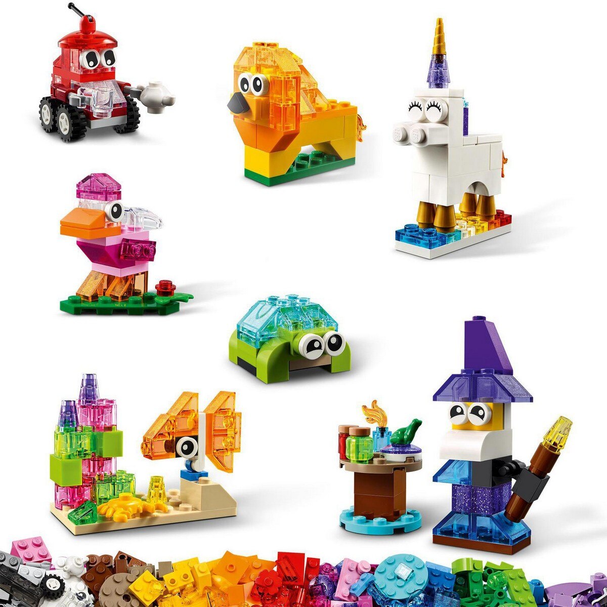 Set de Construcción Ladrillos Creativos Transparentes LEGO Classic - 11013 4