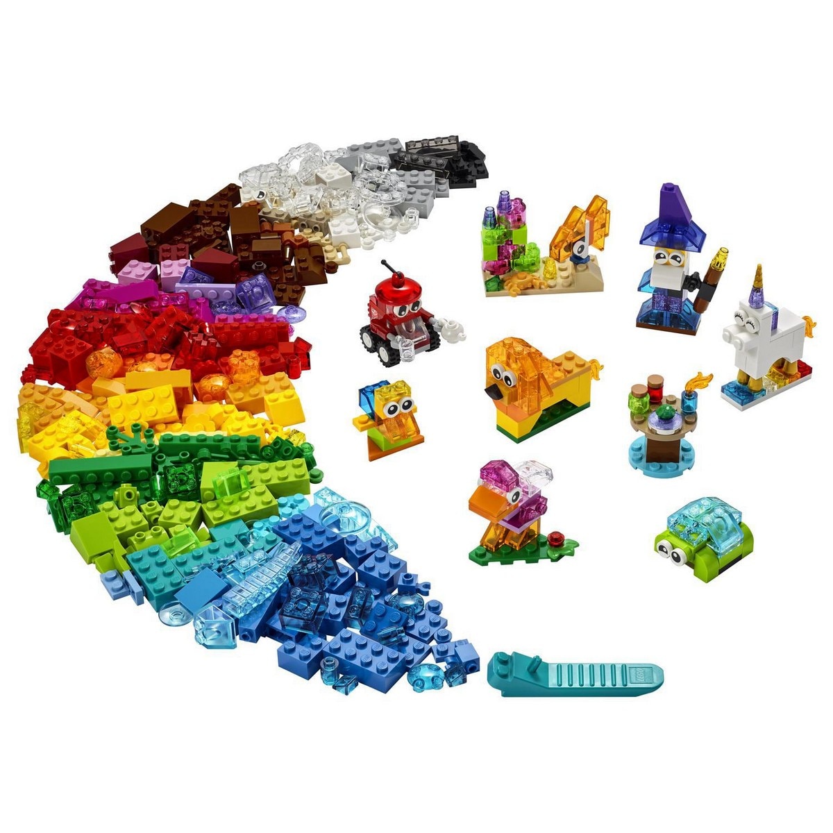 Set de Construcción Ladrillos Creativos Transparentes LEGO Classic - 11013 9