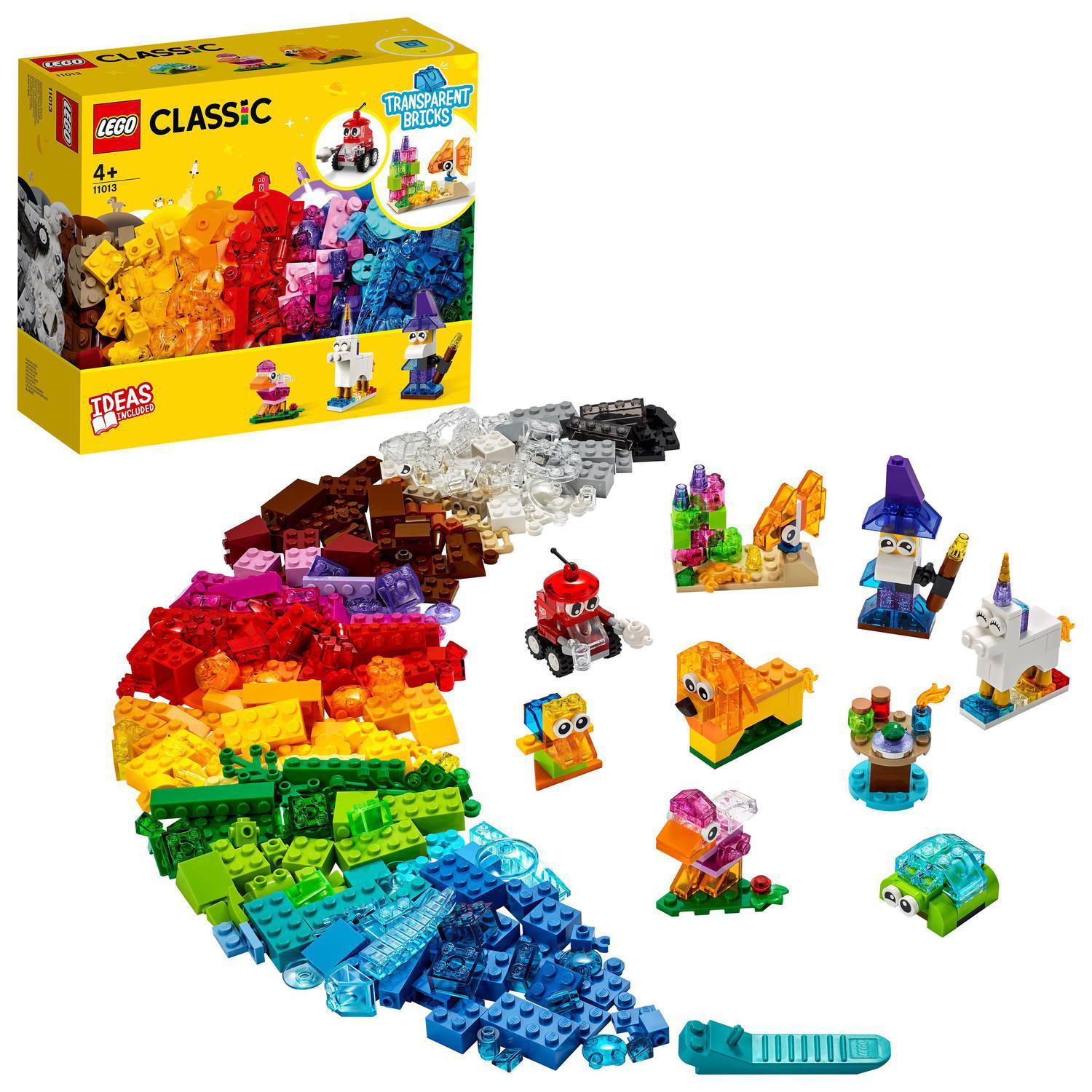 Set de Construcción Ladrillos Creativos Transparentes LEGO Classic - 11013 11