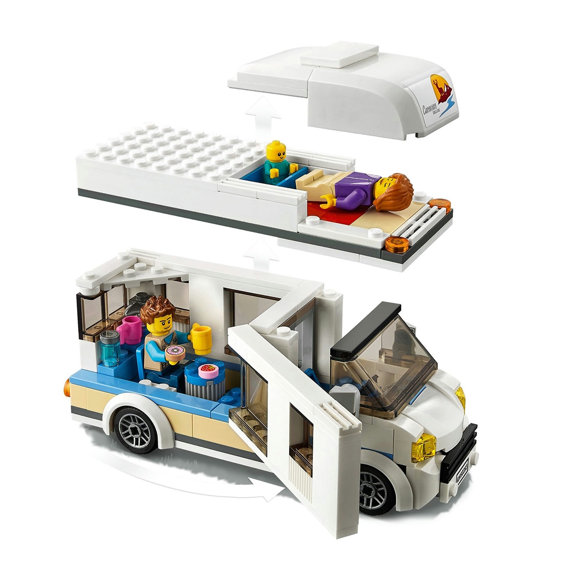 Juguete de Construcción Autocaravana de Vacaciones con Accesorios LEGO City Great Vehicles - 60283 5