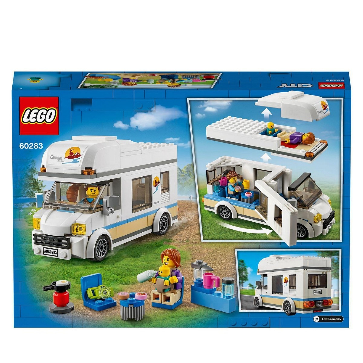 Juguete de Construcción Autocaravana de Vacaciones con Accesorios LEGO City Great Vehicles - 60283 10