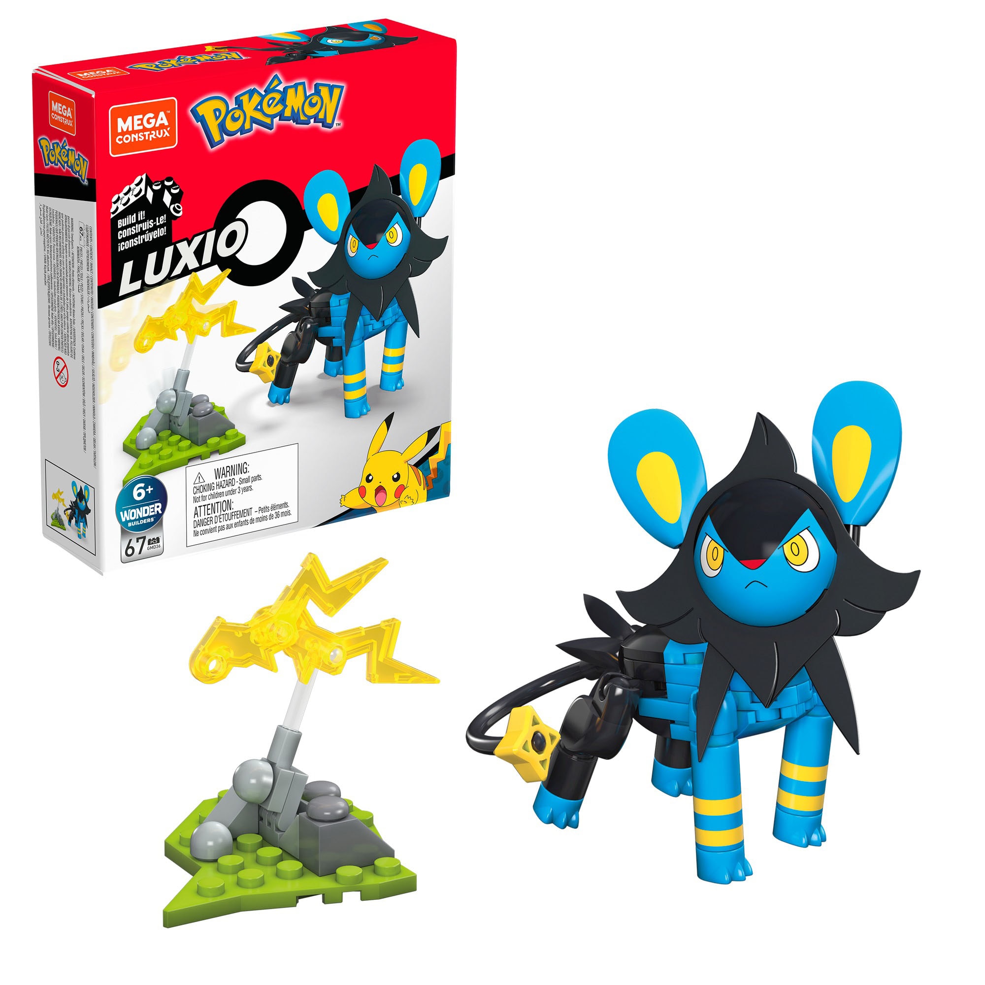Figuras Power Pack blocos de construção Pokémon MEGA Construx- Artigo Sortido. Envio realizado de forma aleatória Pokémon MEGA Construx 2