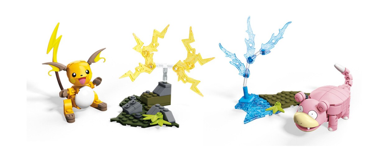Figuras Power Pack blocos de construção  Pokémon MEGA Construx- Artigo Sortido. Envio realizado de forma aleatória Pokémon MEGA Construx 3