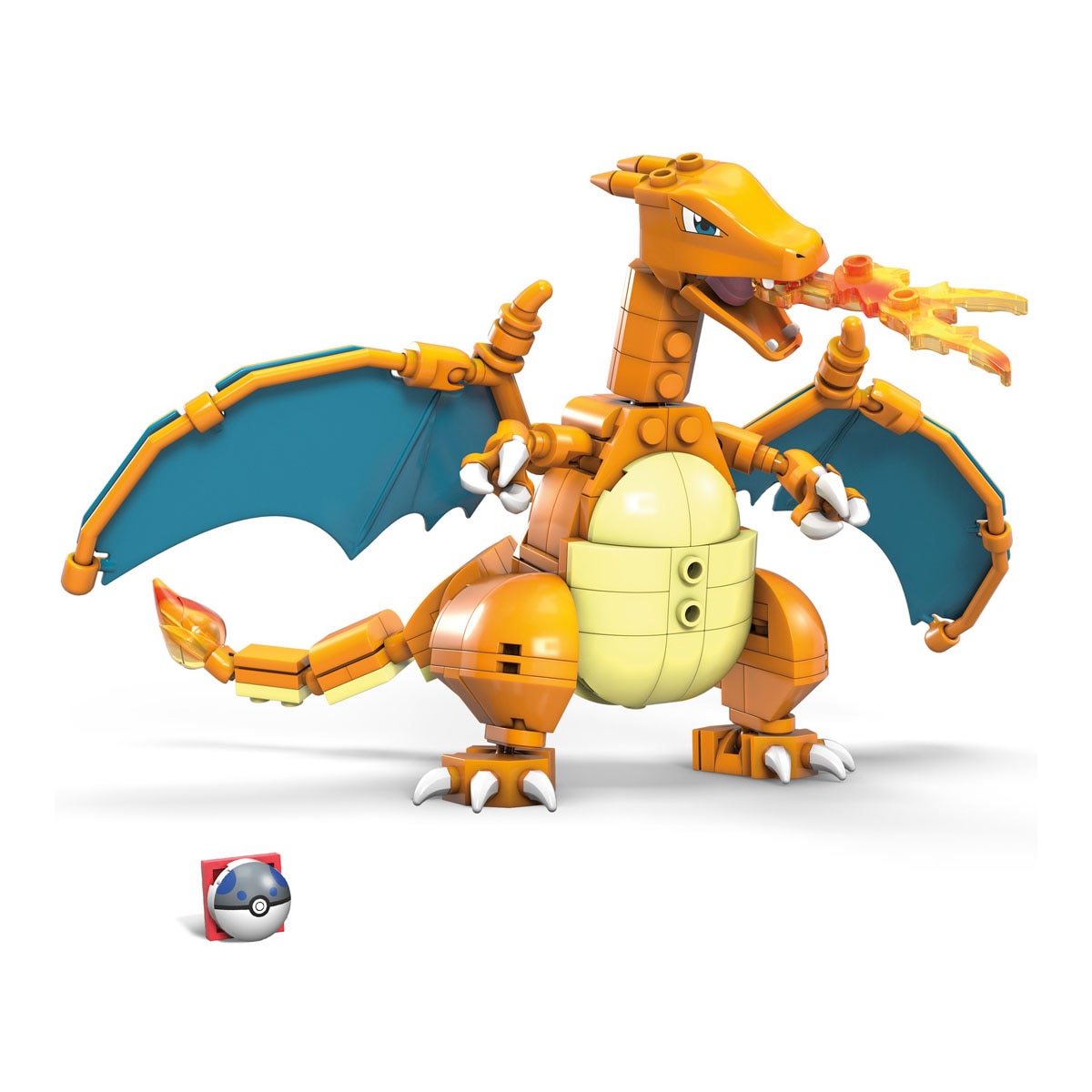 Figura de 222 bloques de construcción de juguete Charizard Pokémon Mega Construx 1